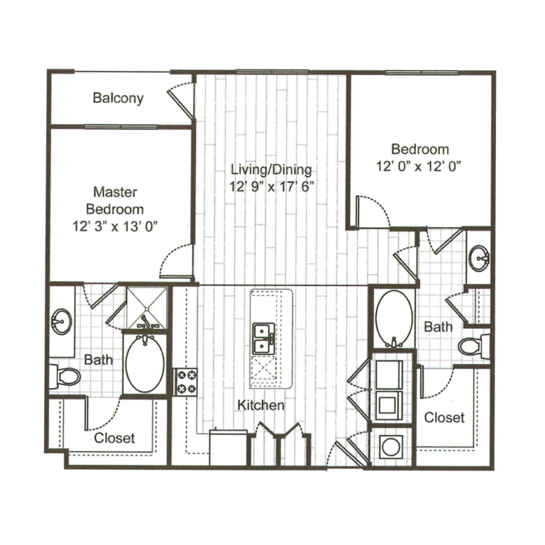 Caroline Uptown West; One Two Bedroom apartment homes in Houston Midtown Uptown Downtown Apartment Homes Pet friendly