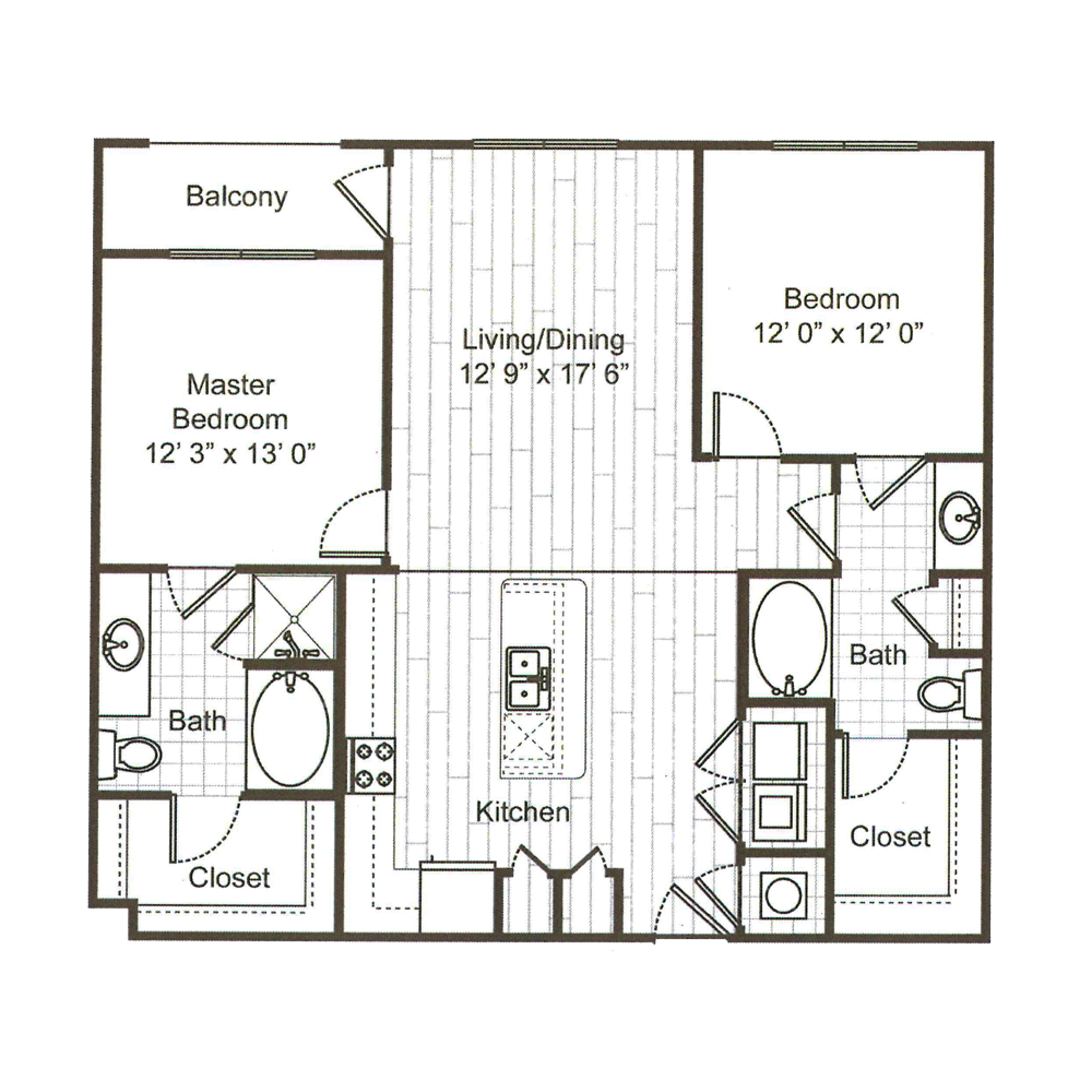 Caroline Uptown West; One Two Bedroom apartment homes in Houston Midtown Uptown Downtown Apartment Homes Pet friendly